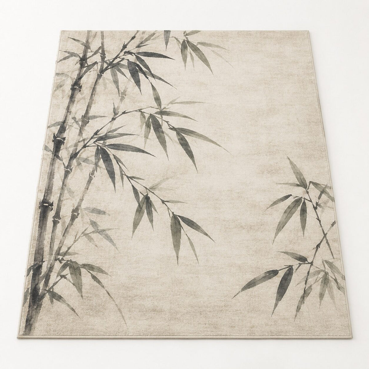 Bamboo Whisper Chinese-Inspired Area Rug