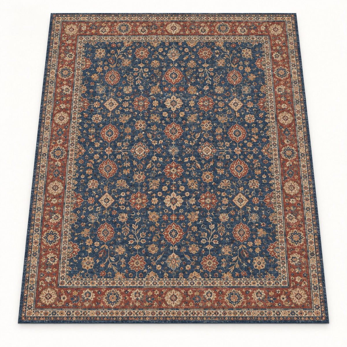 Cobalt Caravan Chinese-Inspired Area Rug