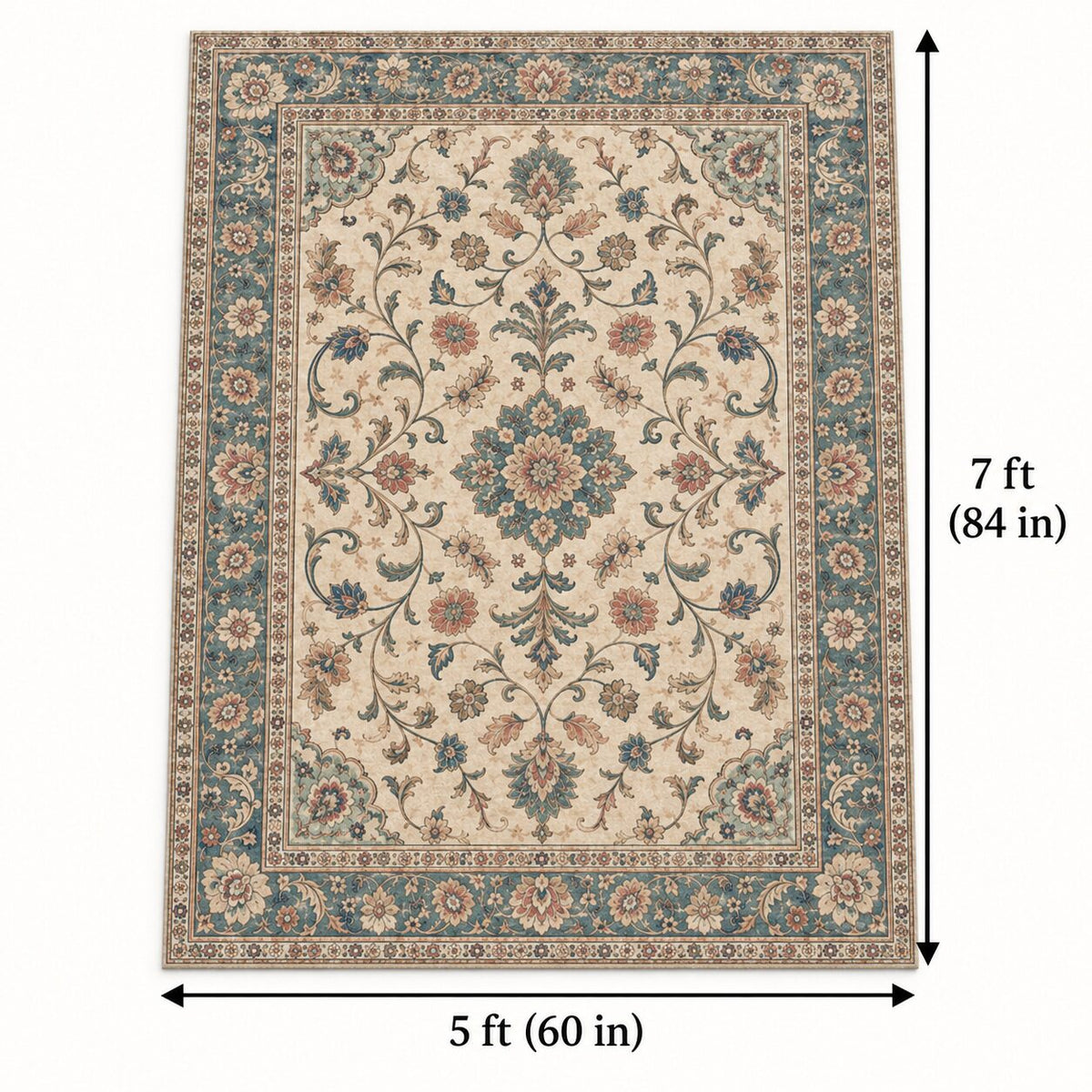Antique Garden Chinese-Inspired Area Rug