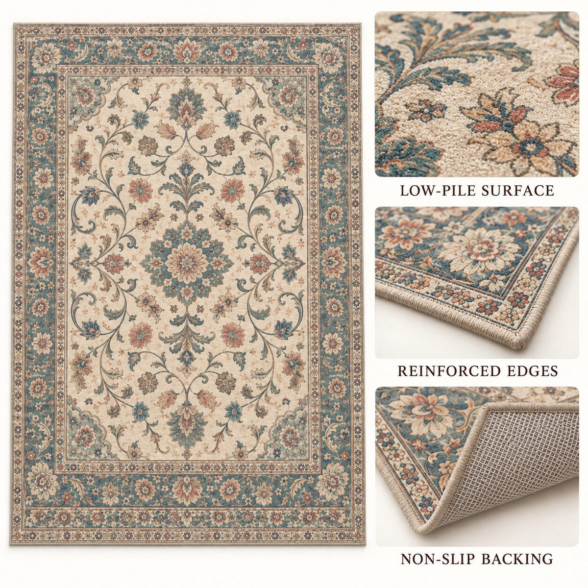 Antique Garden Chinese-Inspired Area Rug