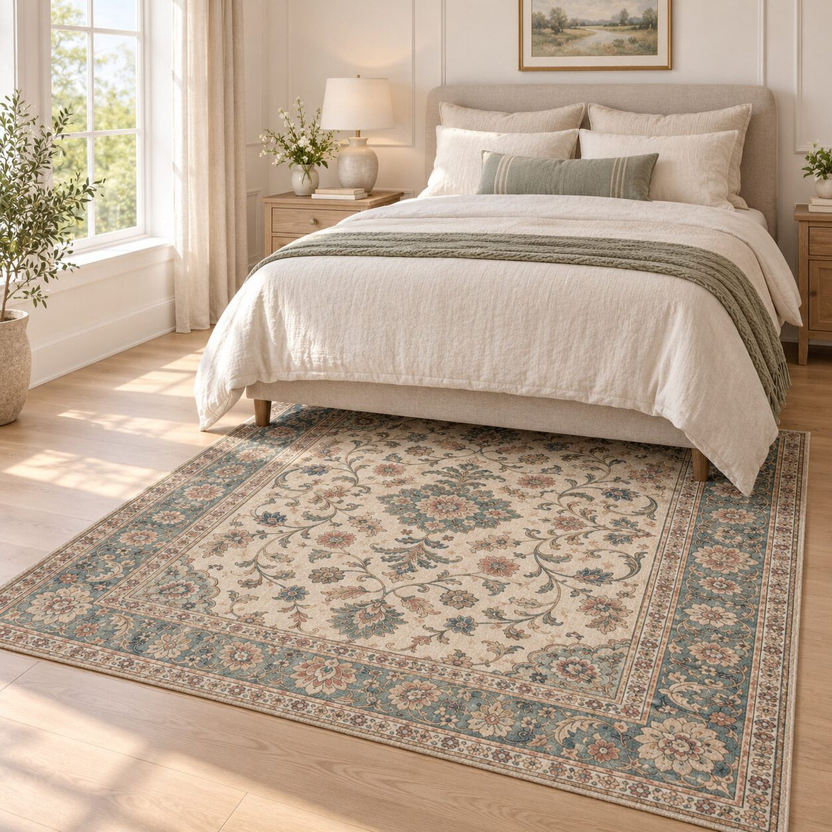 Antique Garden Chinese-Inspired Area Rug