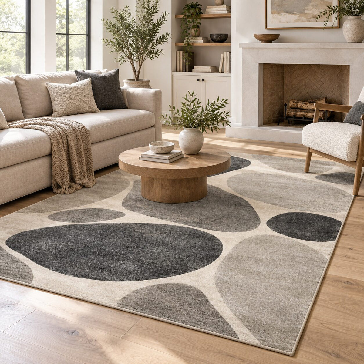 Stone Path Chinese-Inspired Area Rug