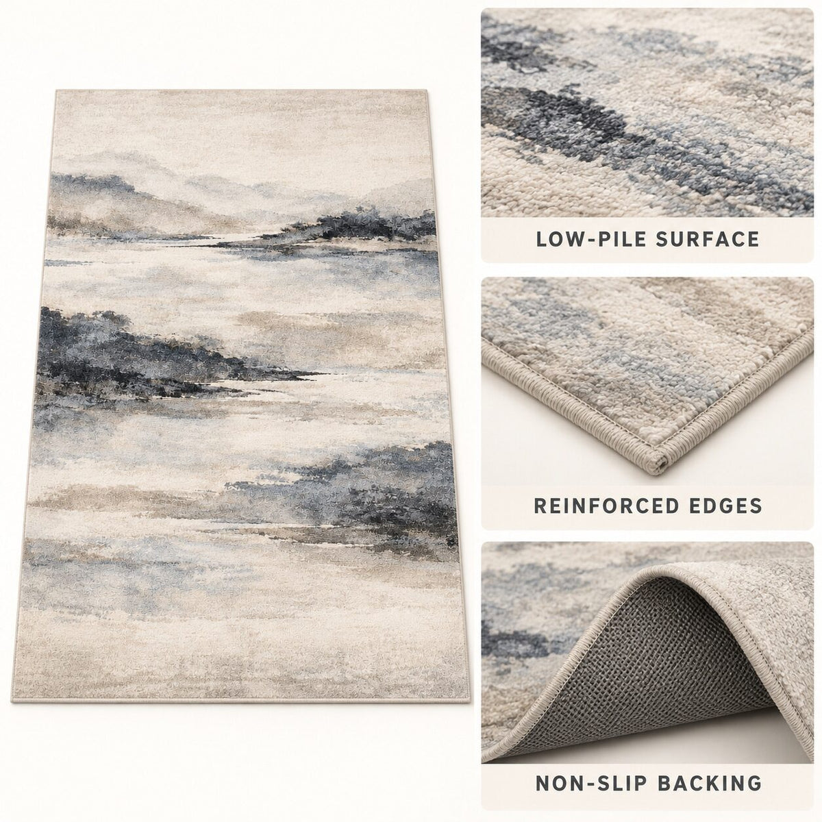 River Mist Chinese-Inspired Area Rug